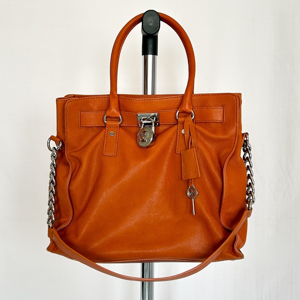 Michael Kors Hamilton Large Leather Tote Bag